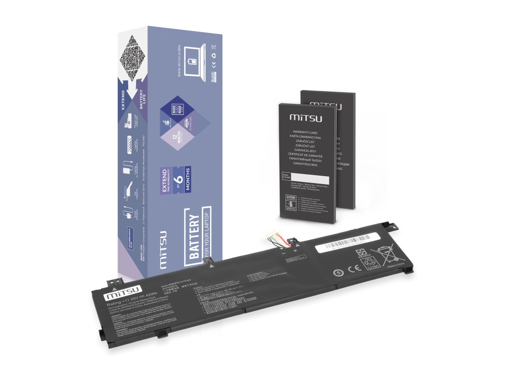 Bateria Mitsu do Asus VivoBook S14 S432F, S15 S532F