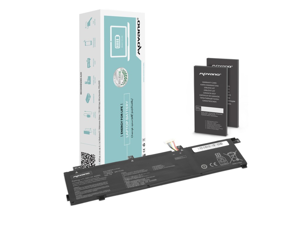 Bateria Movano do Asus VivoBook S14 S432F, S15 S532F