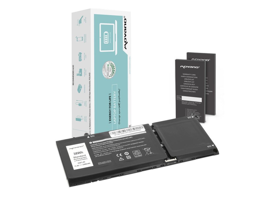 Bateria Movano do Dell Latitude 14 (3420), Inspiron 15 (3511) - G91J0