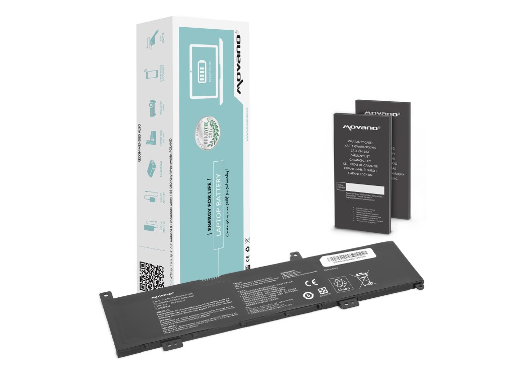 Bateria Movano do Asus N580VN, N580VD, NX580V, X580V