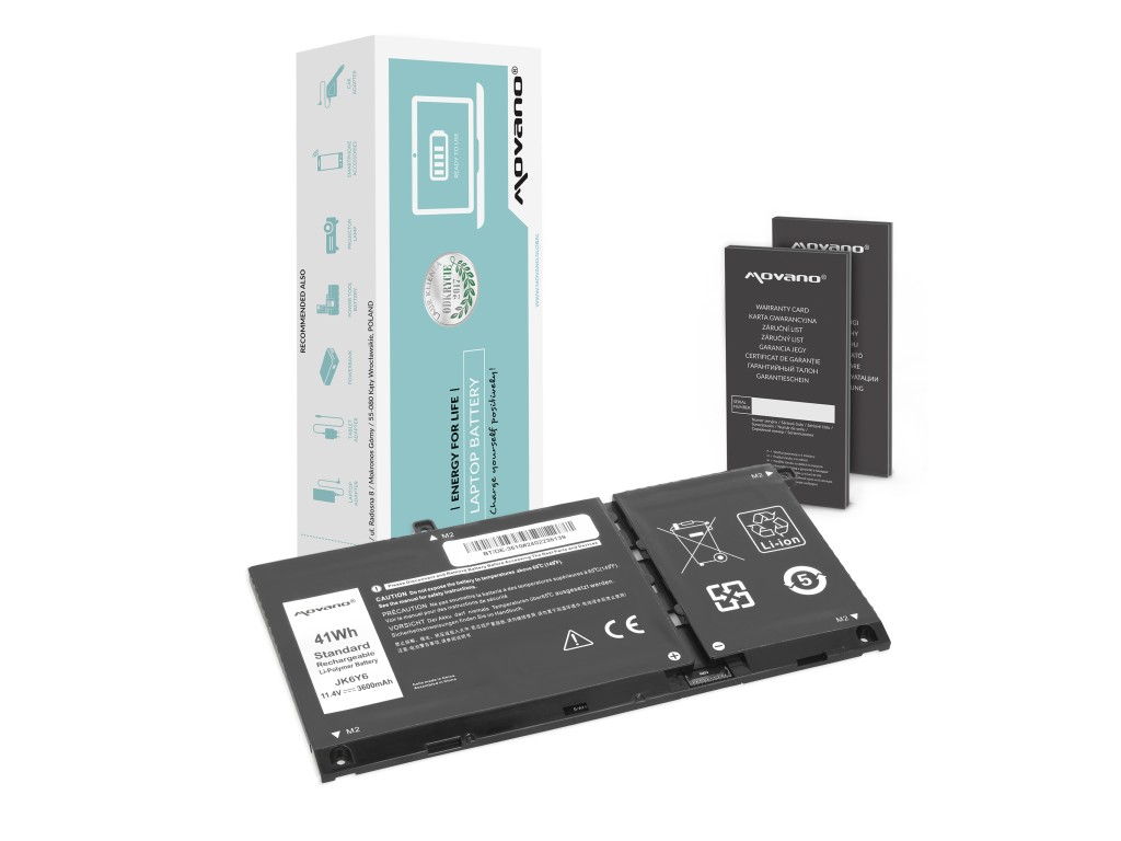 Bateria Movano do Dell Latitude 15 (3510), Vostro 14 (5402)