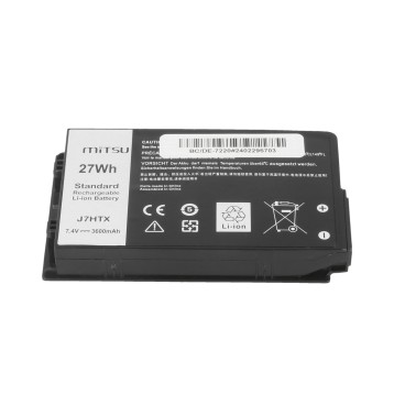 Bateria Mitsu do Dell Latitude Rugged Extreme 12 (7202), 12 (7212), 12 (7220)