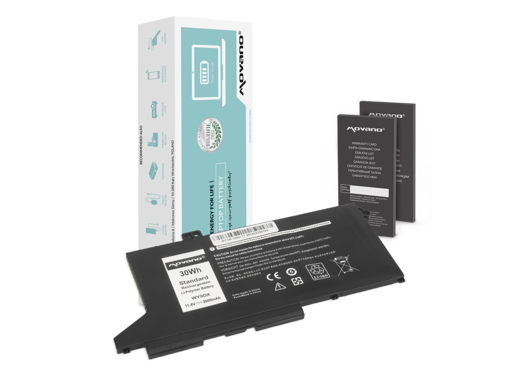 Bateria Movano do Dell Latitude 5420, 5520, Precision 3560 - 11.4V