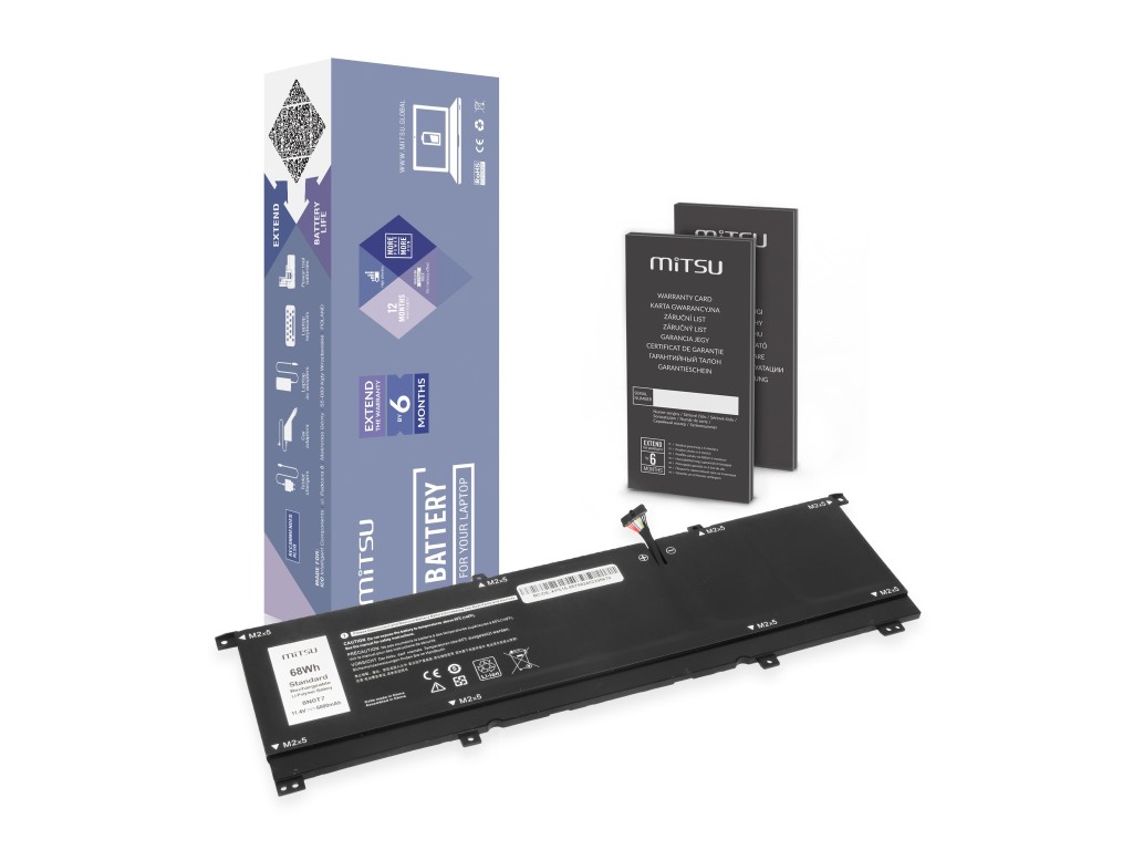 Bateria Mitsu do Dell XPS 15 (9575)