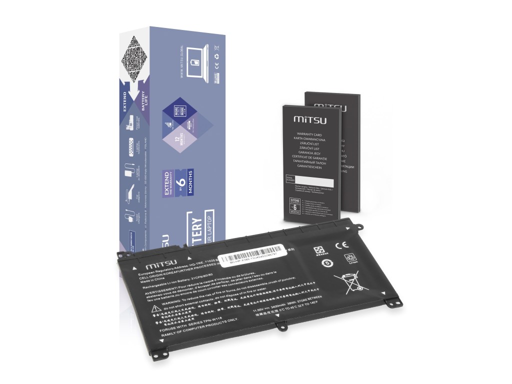 Bateria Mitsu do HP Pavilion X360 13-U101NW, 13T-U100, 13-U117NA