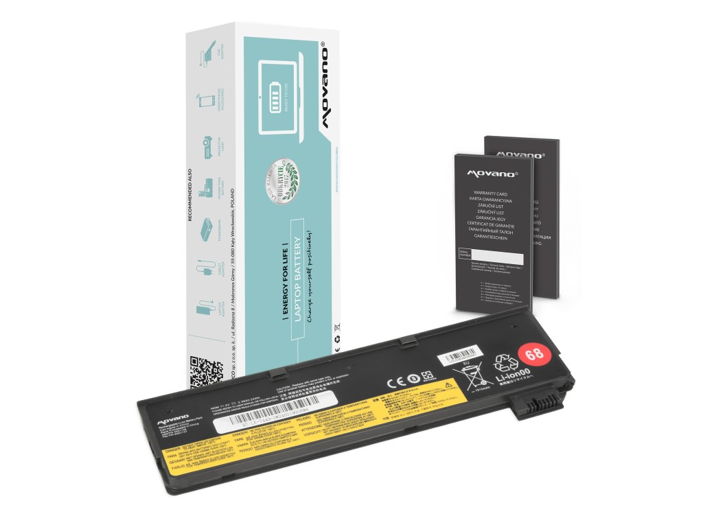 Bateria Movano do Lenovo T440, X240 (2200mAh)