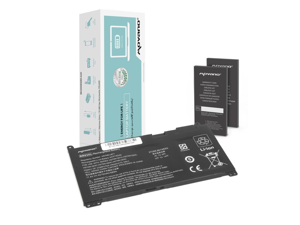 Bateria Movano do HP 450 G4, 470 G4