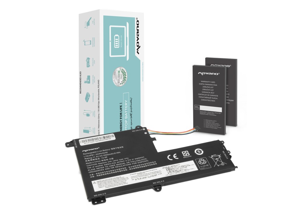 Bateria Movano do Lenovo IdeaPad 330S-14IKB, 330S-15ARR, Yoga 520