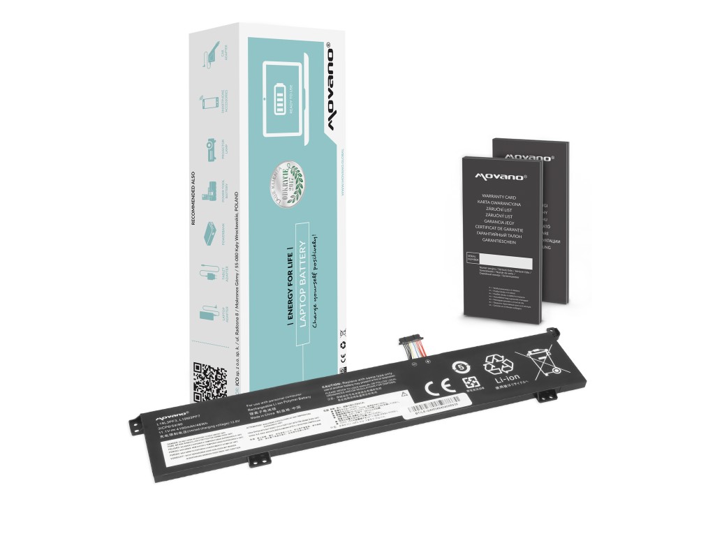 Bateria Movano do Lenovo IdeaPad Gaming 3, Creator 5, ThinkBook 15p