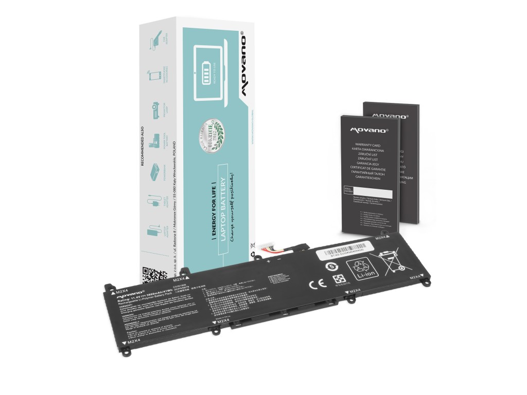 Bateria Movano do Asus Vivobook S13 S330U, X330F, X330U