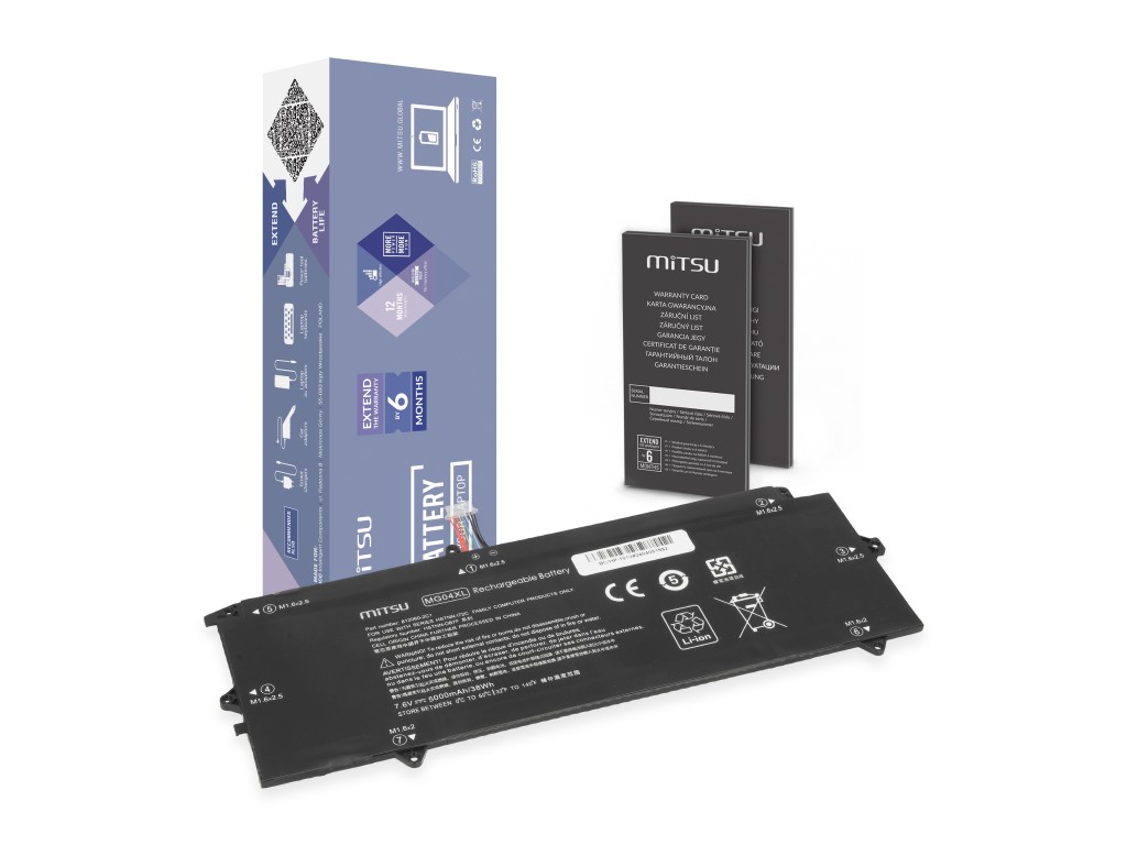 Bateria Mitsu do HP Elite x2 1012 G1