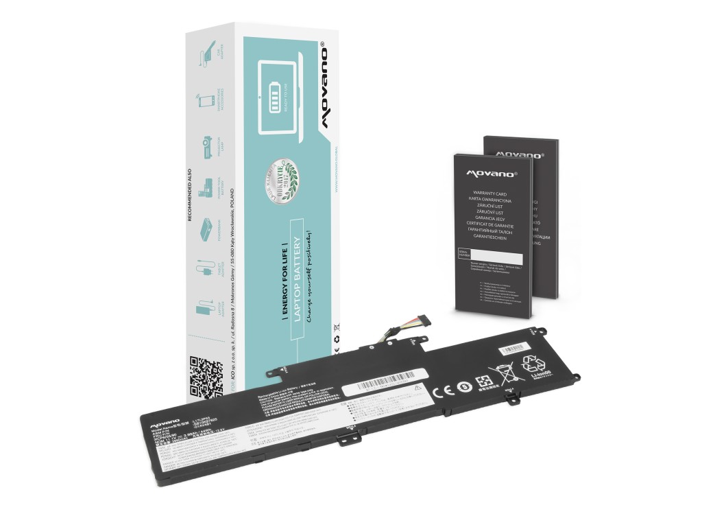 Bateria Movano do Lenovo ThinkPad Yoga L380, L390