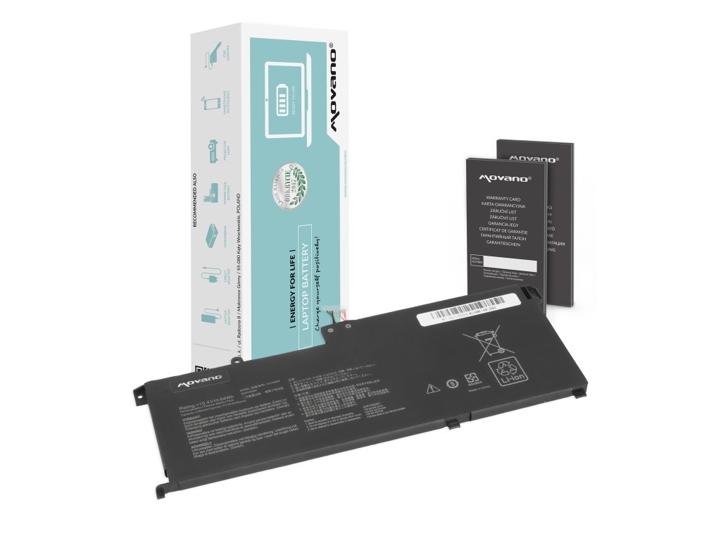 Bateria Movano do Asus Zenbook Pro 15 OLED UX535L, UX535LH, UX535LI