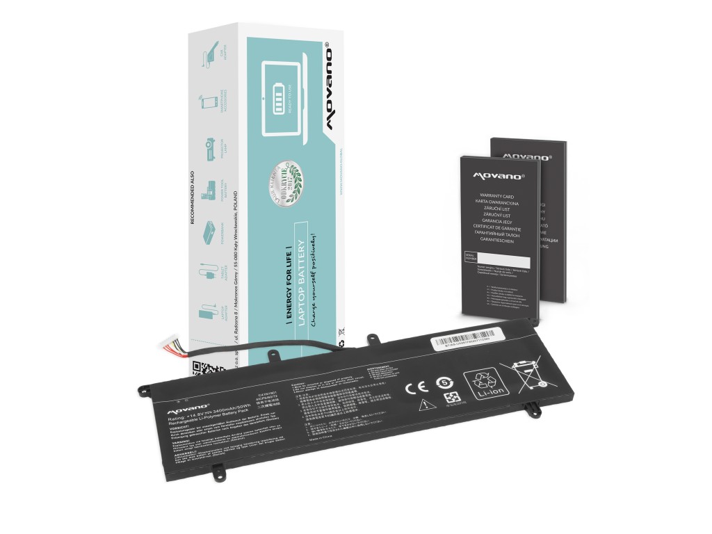 Bateria Movano do Asus Zenbook Duo UX481F, UX481FA, UX481FL