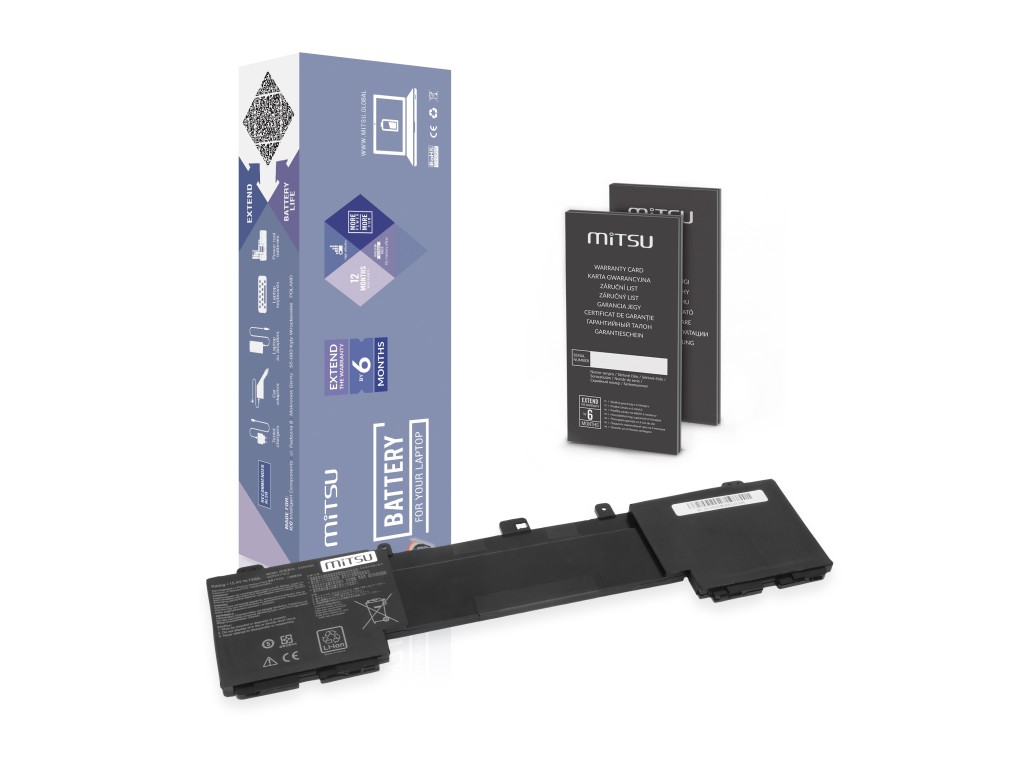 Bateria Mitsu do Asus Zenbook Pro UX550V, UX550VD, UX550VE