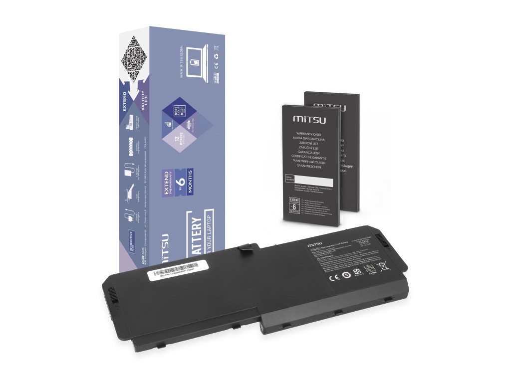 Bateria Mitsu do HP ZBook 17 G5, G6