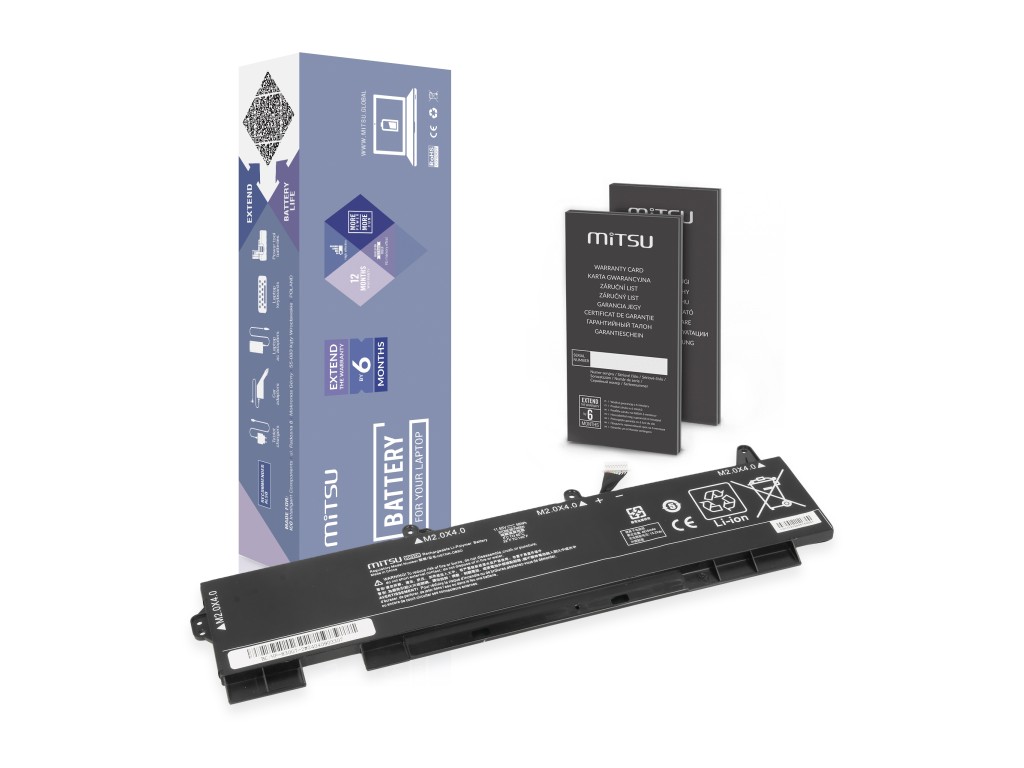 Bateria Mitsu do HP EliteBook 850, 855 (G7, G8), ZBook Firefly 15 (G7, G8)