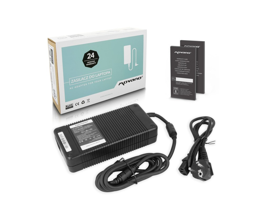 Zasilacz Movano 19.5v 16.92a (7.4x5.0 pin) 330W do Acer