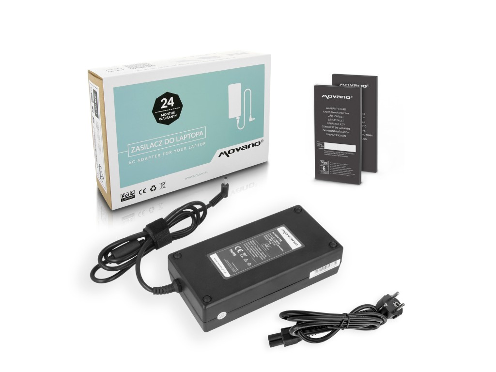 Zasilacz Movano 20v 7.5a (4.5x3.0) 150W do MSI