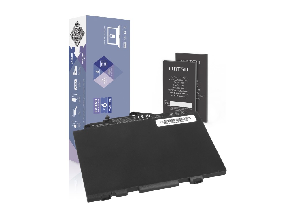 Bateria Mitsu do HP EliteBook 820 G4, 828 G4