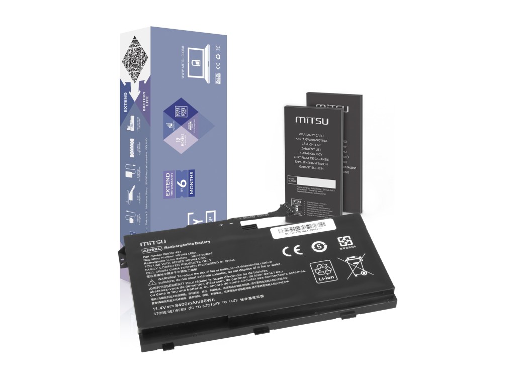 Bateria Mitsu do HP ZBook 17 G3