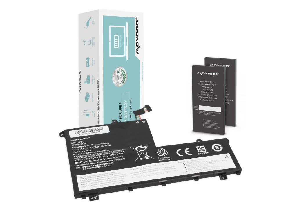 Bateria Movano do Lenovo ThinkBook 14-IIL, 15-IIL
