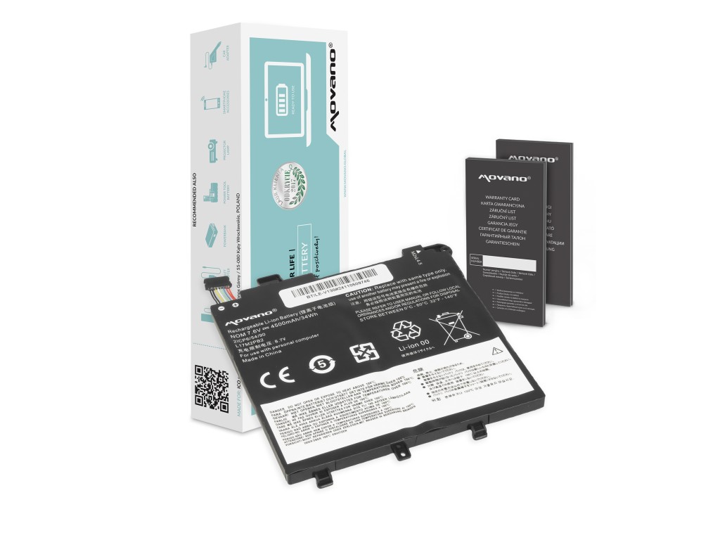 Bateria Movano do Lenovo E41-50, V130-14IGM