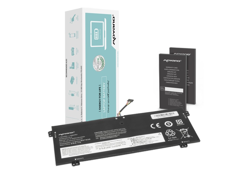 Bateria Movano do Lenovo Yoga 720-13IKB, 730-13IKB