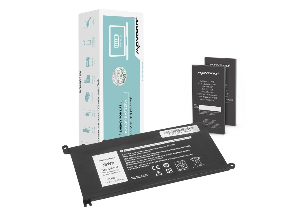 Bateria Movano do Dell Chromebook 11 (3180), 3100