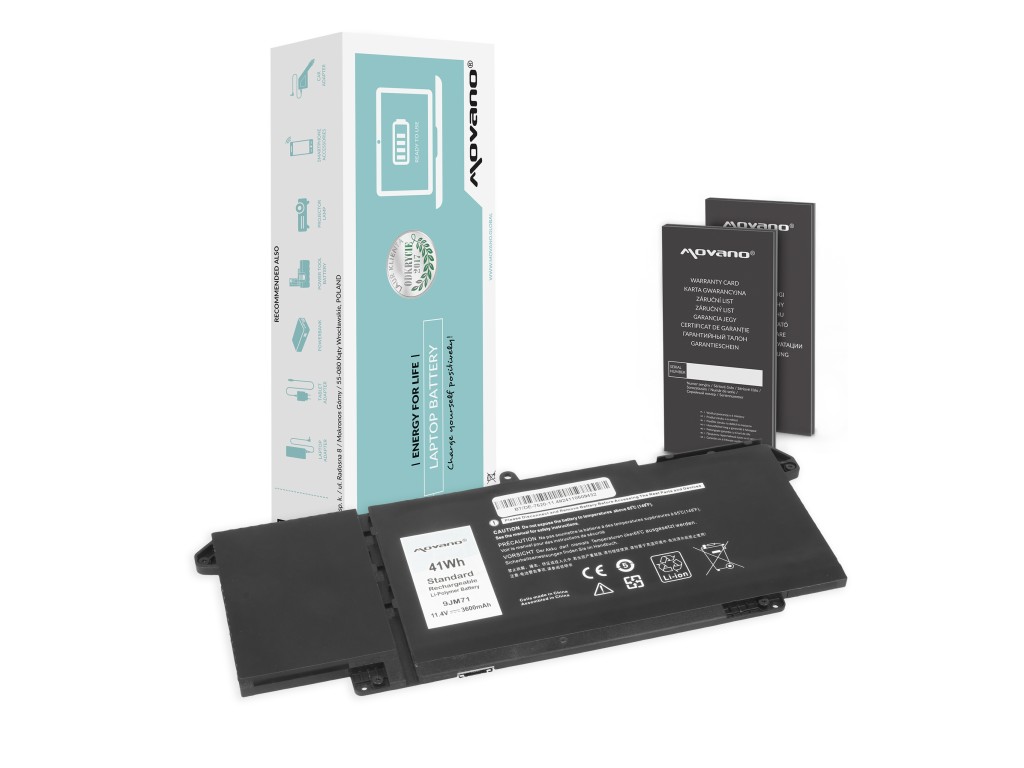 Bateria Movano do Dell Latitude 5320, 7320, 7520 - 11.4V