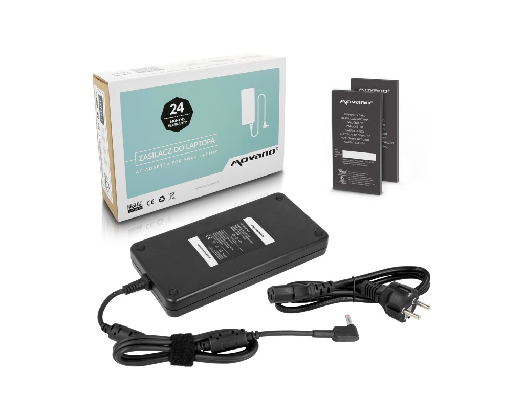 Zasilacz Movano 19.5v 14.36a (5.5x1.7) 280W do Acer