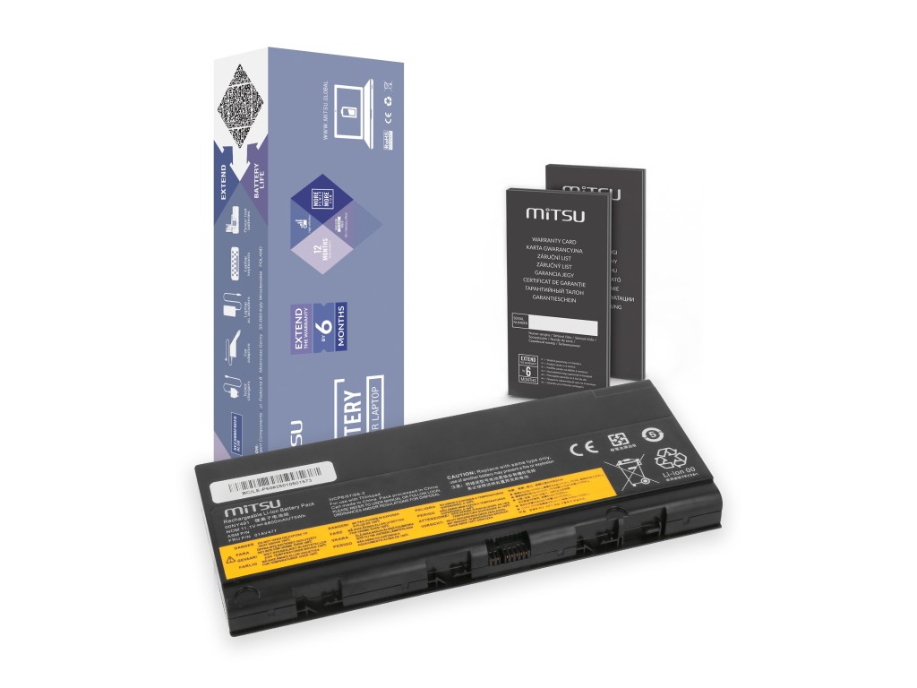 Bateria Mitsu do Lenovo ThinkPad P50, P51, P52