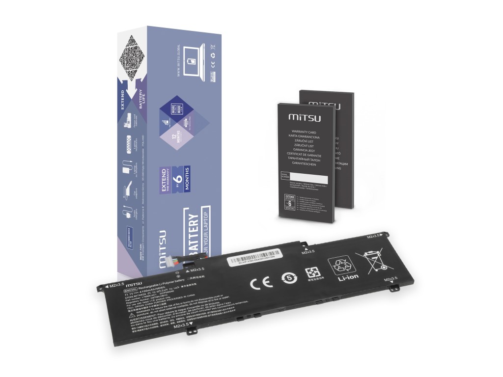 Bateria Mitsu do HP Envy 13, x360 15