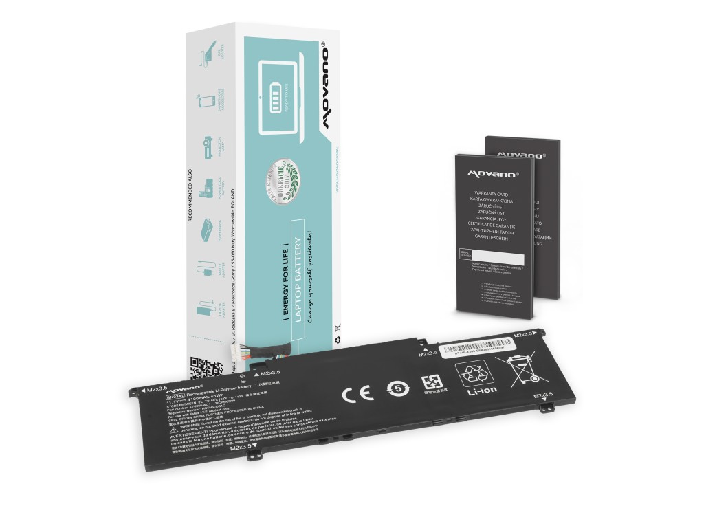 Bateria Movano do HP Envy 13, x360 15