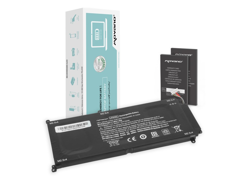 Bateria Movano do HP Envy 14-J, 15-AE, M6-P