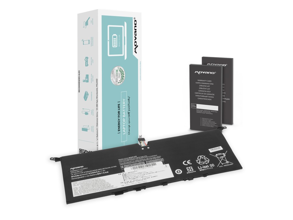 Bateria Movano do Lenovo IdeaPad 730S, Yoga S730