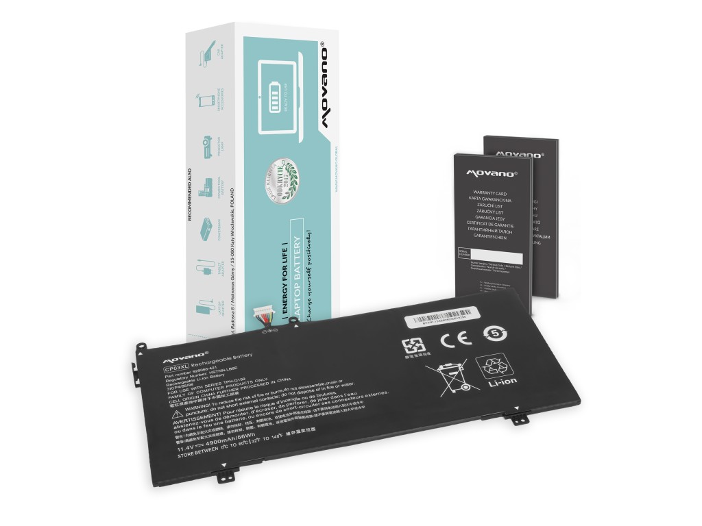 Bateria Movano do HP Spectre 13-AE