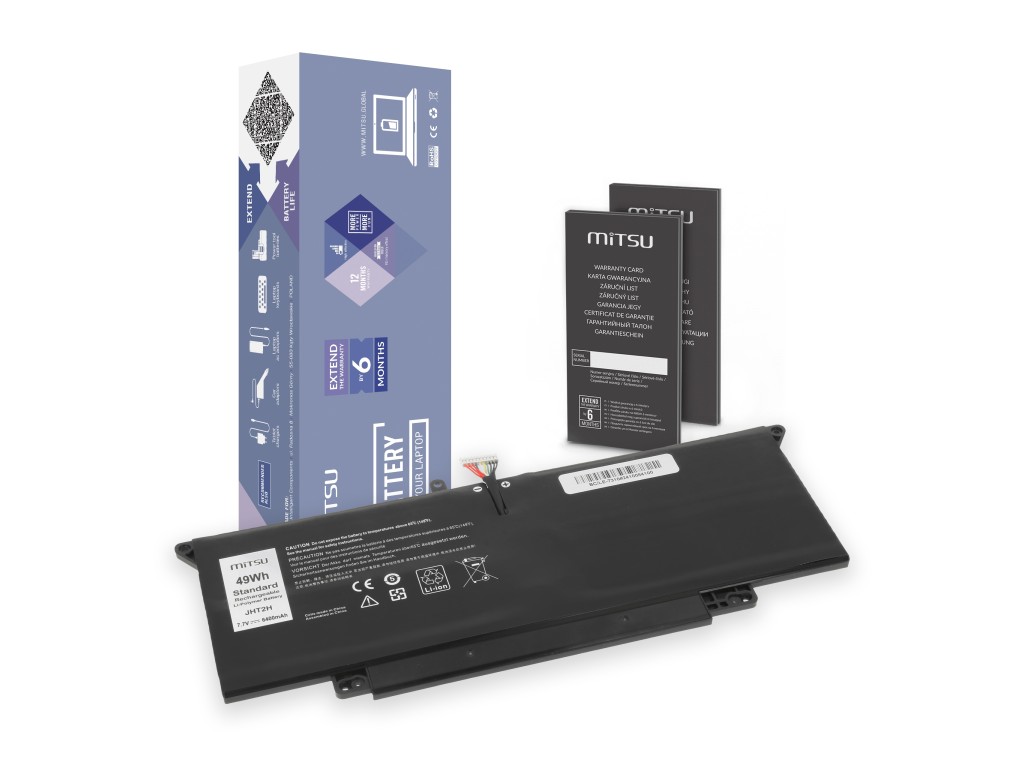 Bateria Mitsu do Dell Latitude 13 7310, 7410