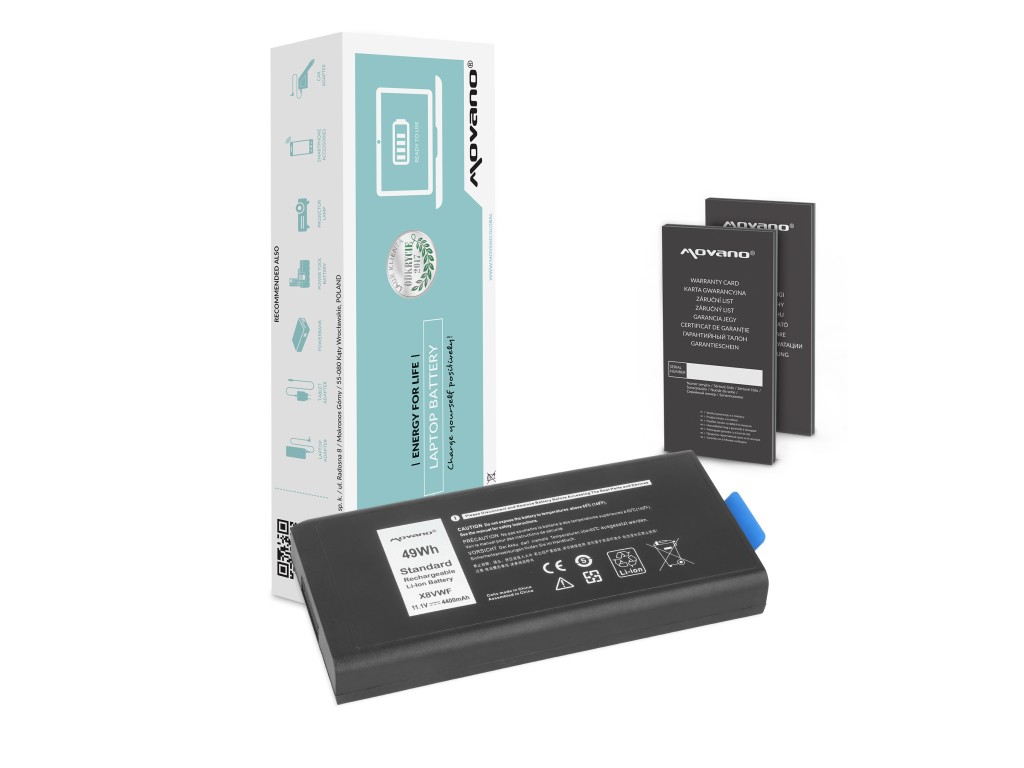 Bateria Movano do Dell Latitude 14 5404, 7404, 5414, 7414