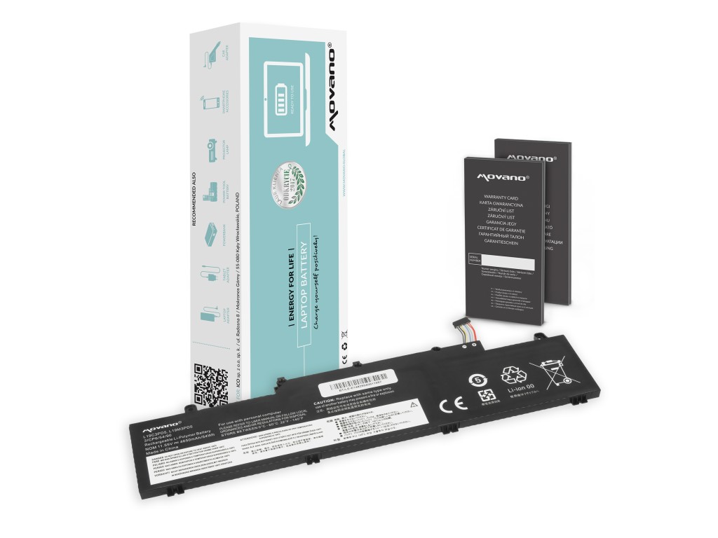 Bateria Movano do Lenovo ThinkPad E14, E15