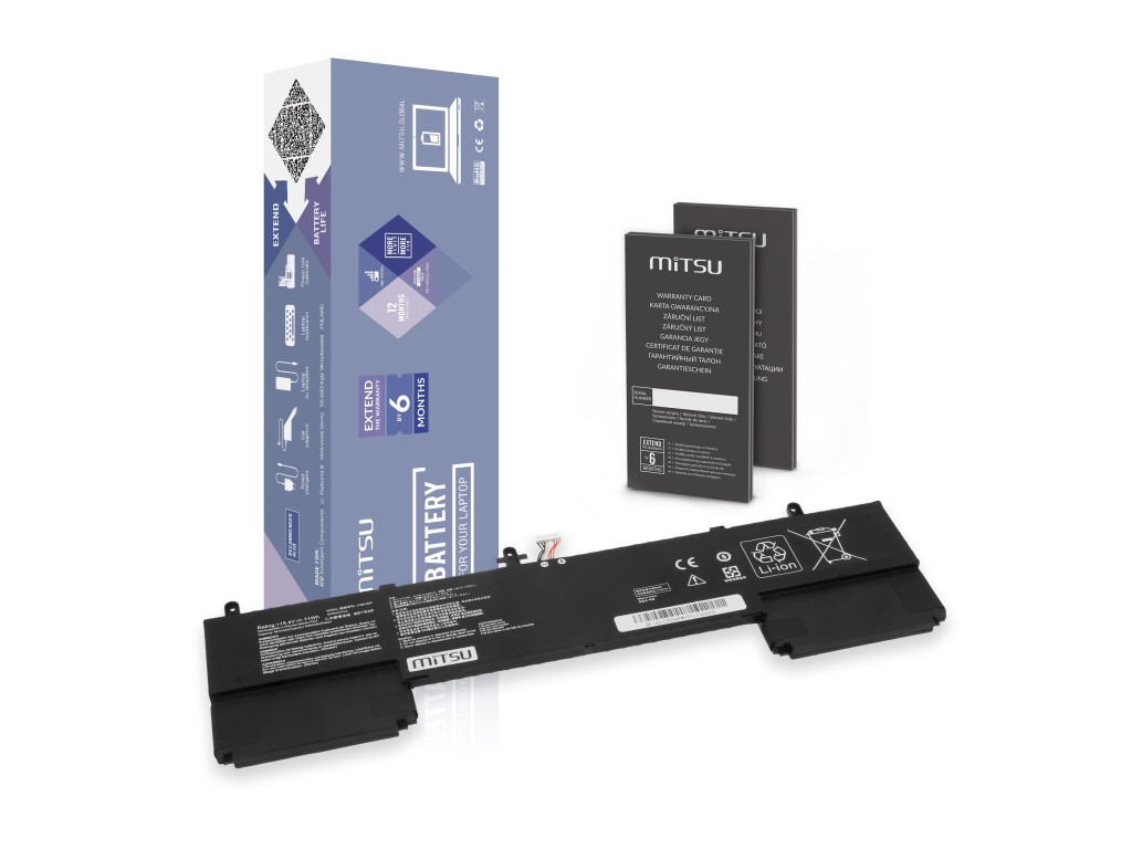 Bateria Mitsu do Asus Zenbook 15 UX534F, Flip UX563FD
