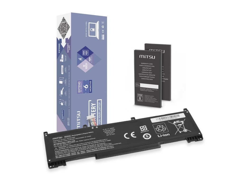 Bateria Mitsu do HP EliteBook 430 G8, 630 G9, 650 G9