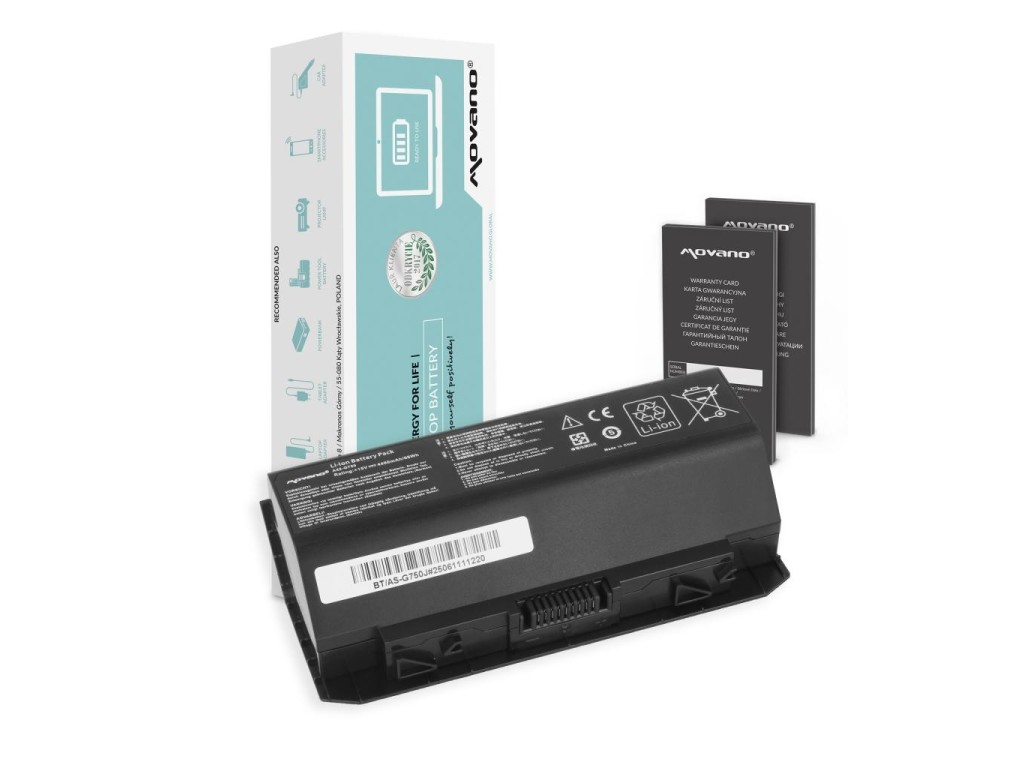 Bateria Movano do Asus ROG G750JH, G750JX