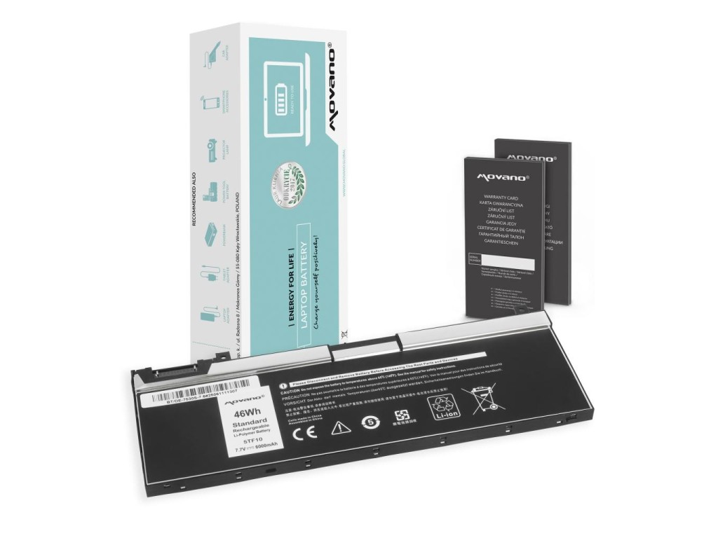 Bateria Movano do Dell Precision 7530, 7540, 7730 - 5TF10 7.6V (6000mAh)