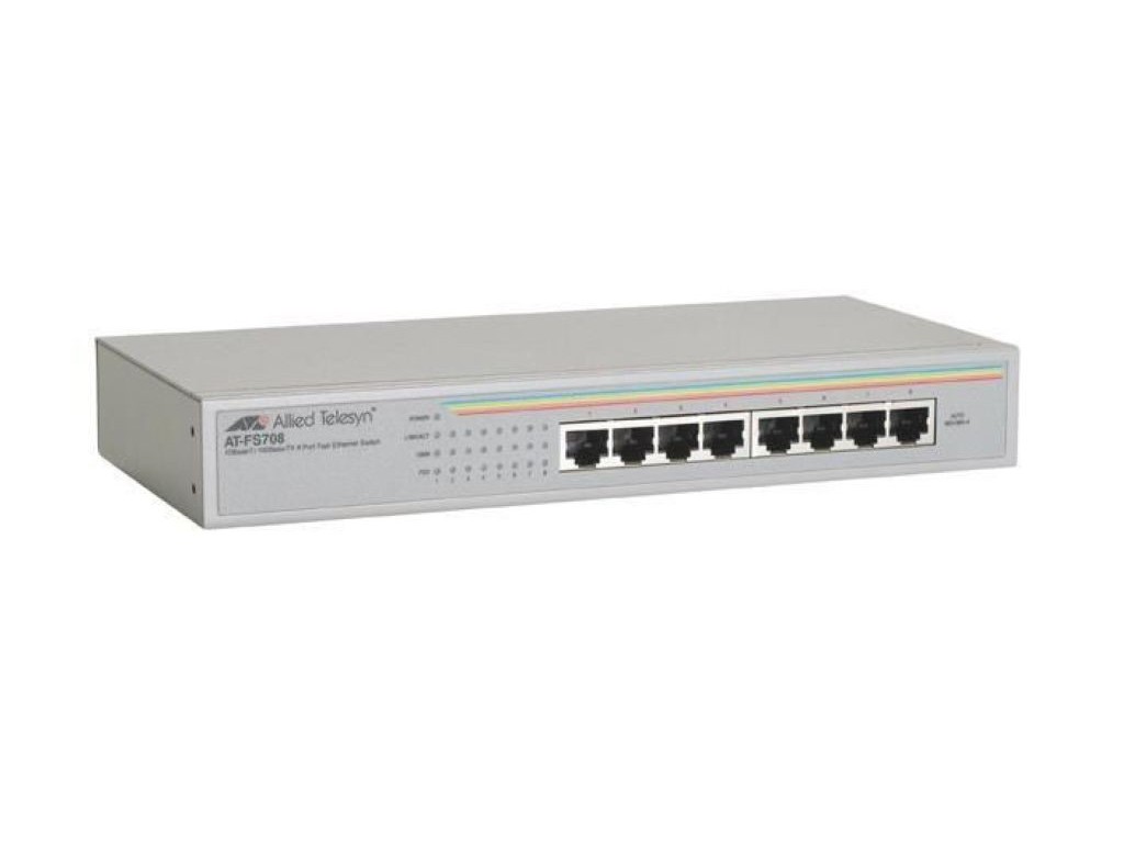 SWITCH ALLIED TELESYN AT-FS708 8 PORTÓW 10/100