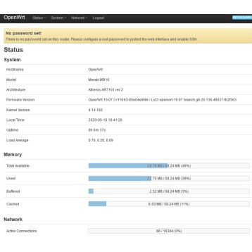 ACCESS POINT CISCO MERAKI MR16