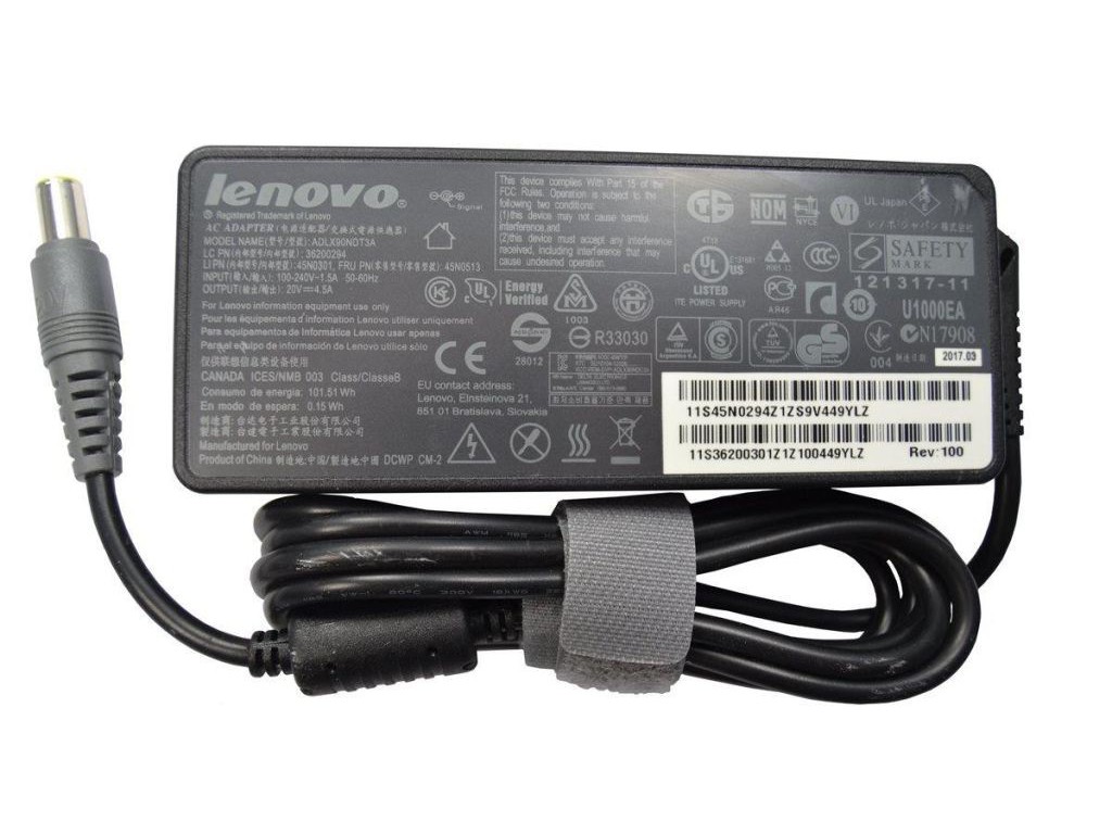 Oryginalny zasilacz Lenovo 20V 4.5A 90W