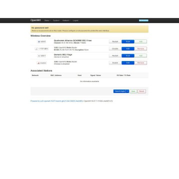 Access Point Open Mesh MR1750 OPENWRT LuCI 802.11ac