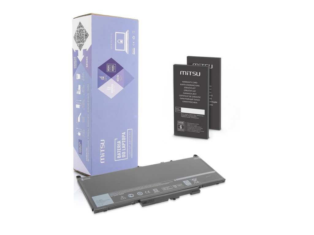 Bateria Mitsu do Dell Latitude E7270, E7470