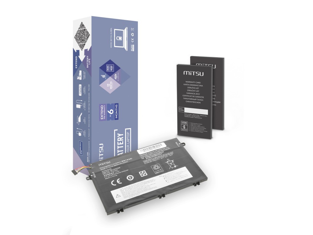 Bateria Mitsu do Lenovo ThinkPad E480, E580